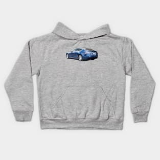 Tesla Model S Oil Painting Kids Hoodie